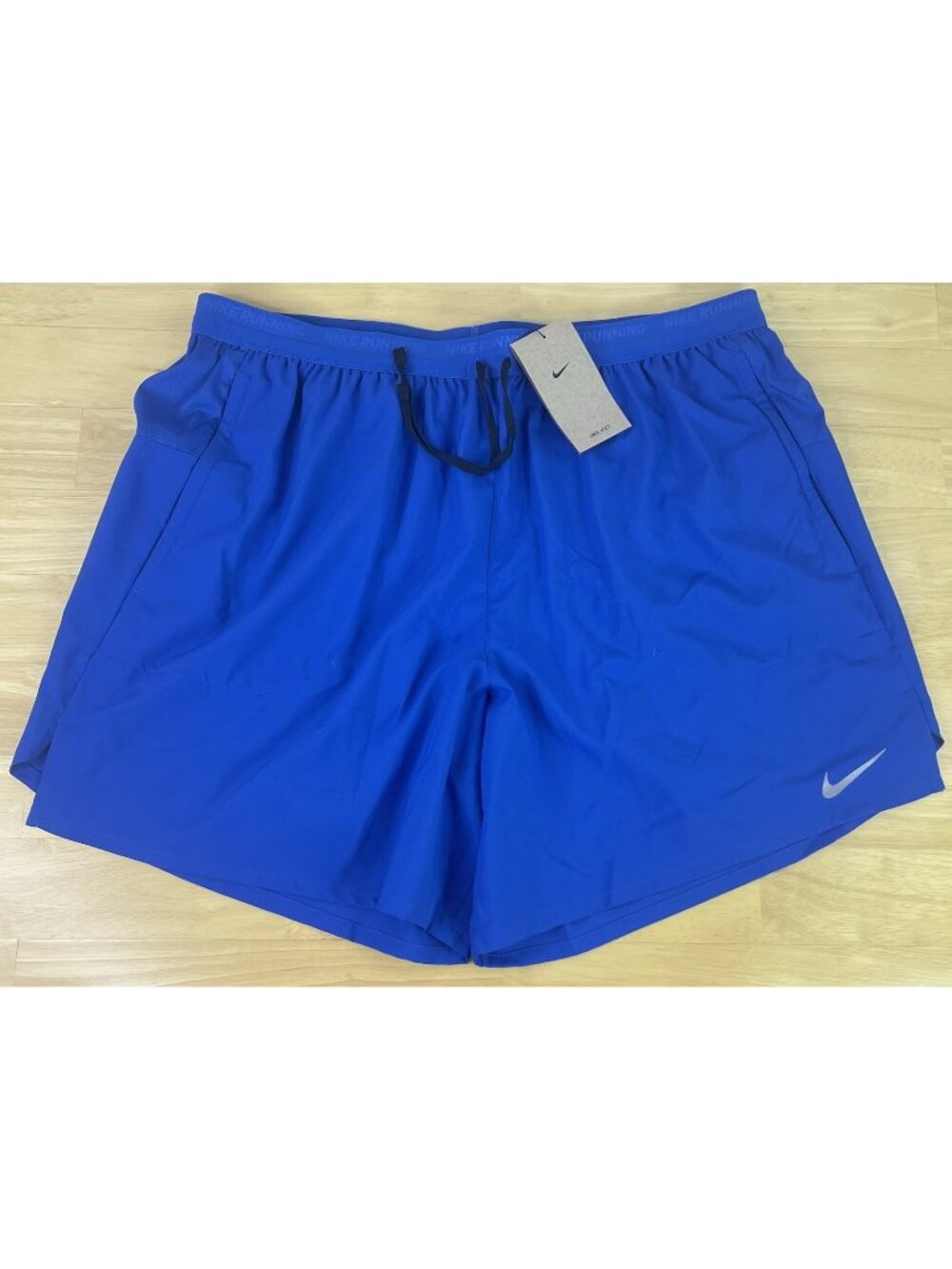 Nike Stride 2-n-1 Dri-Fit 7" Blue Running Shorts DM4759-480, Men’s 2XL, NWT $65